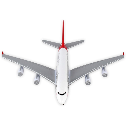 Le modèle réduit moulé sous pression du jouet Qantas Airbus A380 de Real Toys RT8538
