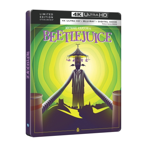 Beetlejuice [Steelbook] [4K Ultra HD + Blu-ray + Digital]