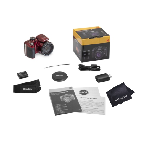 Appareil photo PIXPRO AZ425-BK 20&nbsp;Mpx, objectif grand-angle 24&nbsp;mm à zoom optique 42x, vidéo HD intégrale 1080p Appareil photo ACL de