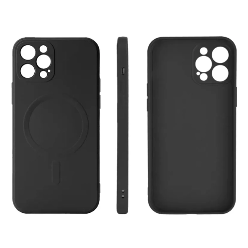 Pour iPhone 16 Pro d'Apple avec étui magnétique MagSafe et étui protecteur antichoc en silicone de HaloLock - Rose