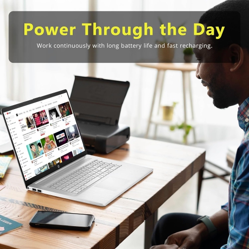 HP 15.6" FHD Touchscreen Laptop, Intel i7-1255U, 512GB PCIe SSD, 16GB RAM, Intel Iris Xe Graphics, HD Webcam, HP Fast Charge, Win 11 Pro, Silver,