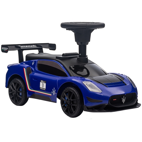 QABA  Maserati Gt2 Licensed Sit to Stand Baby Car, Ride On Toy for Toddlers, Kids Sliding Car Style \w Under Seat Storage, Led Headlights Music Mp3