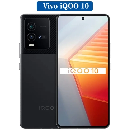 Remis à neuf - téléphone intelligent iQOO 10 256&nbsp;Go de vivo - Noir - Déverrouillé