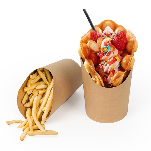 Paper Bowls | Disposable Brown Paper Cups | 50 PCS