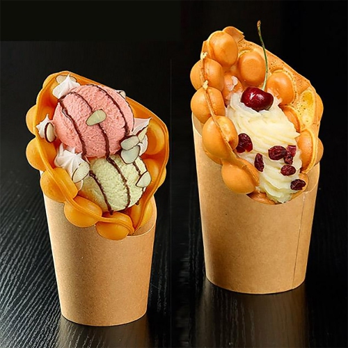 Paper Bowls | Disposable Brown Paper Cups | 50 PCS