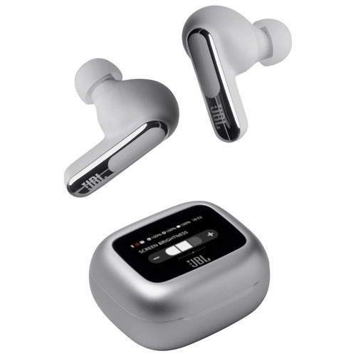 JBL In-Ear Live Beam 3 Noise Cancelling True Wireless Earbuds - Silver