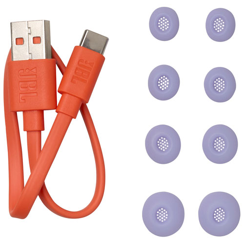 Écouteurs boutons 100 % sans fil à suppression du bruit Live Beam 3 de JBL - Violet