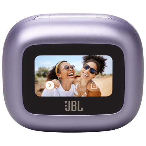Écouteurs boutons 100 % sans fil à suppression du bruit Live Beam 3 de JBL - Violet
