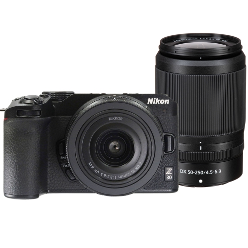 NIKON  Z30 Mirrorless Camera With 16-50MM And 50-250MM Lenses (Black)