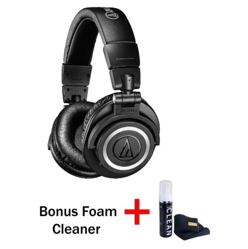 Audio-Technica ATH-M50xBT2 Wireless Over-Ear Headphones with Bonus Gadget Cleaner!