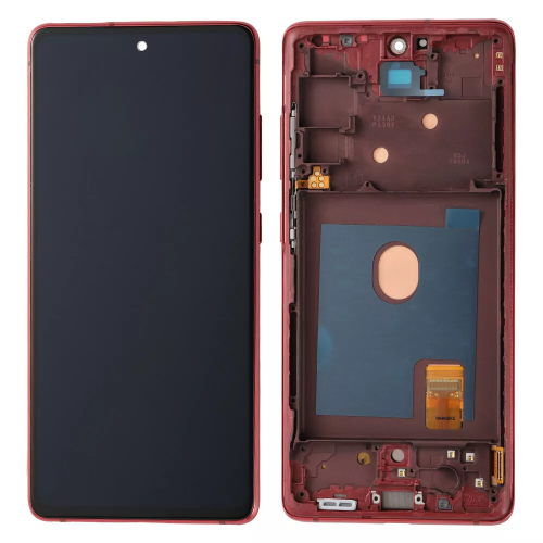 Refurbished Samsung Galaxy S20 FE LCD Display Touch Screen Red GH82-24210E