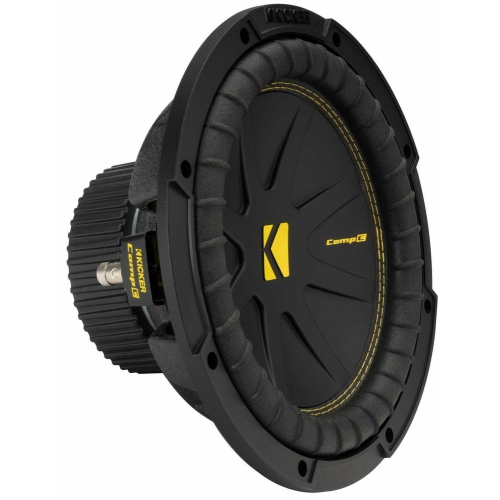 Kicker 50CWCS104 – haut-parleur d’extrêmes graves CompC de 10 po, SVC, 4 Ohm, compatible RoHS