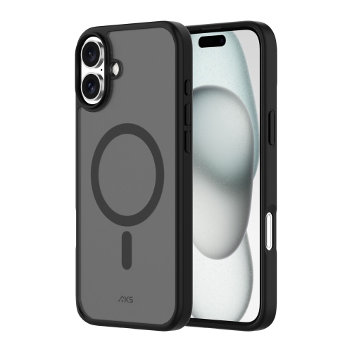 AXS ProShield – Étui compatible avec MagSafe résistant aux chutes pour Apple iPhone 16 plus | fumée
