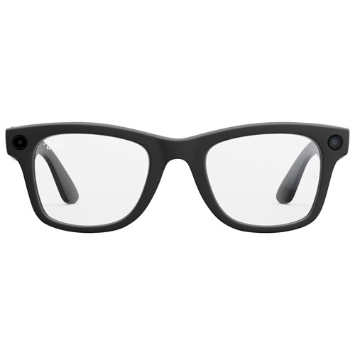 Lunettes Wayfarer de Ray-Ban | Meta avec IA, photo, vidéo, audio et messagerie - Noir mat/Transitions transparents à vert graphite