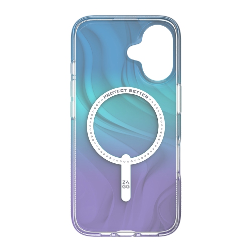 ZAGG Milan Snap iPhone 16 Fitted Hard Shell Case - Translucent/Blue