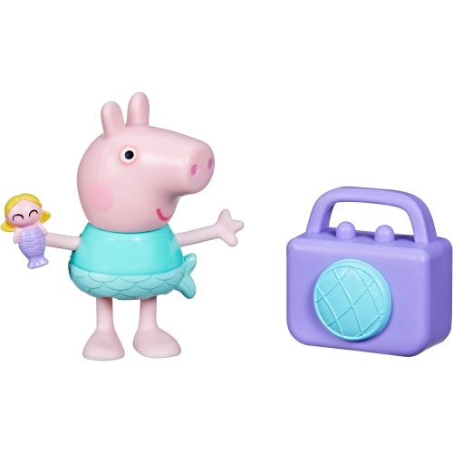Le jouet préscolaire les amis de Peppa Pig Peppa’s Club Peppa’s Fun Friends, la figurine de Peppa Pig Mermaid, 3 ans et plus