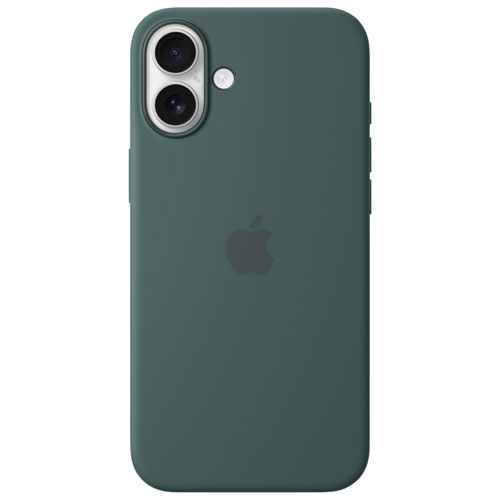 Apple Silicone Fitted Hard Shell Case with MagSafe for iPhone 16 Plus - Lake Green