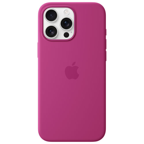 Apple Silicone Fitted Hard Shell Case with MagSafe for iPhone 16 Pro Max - Fuchsia