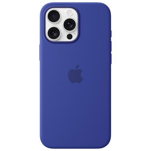 Apple Silicone Fitted Hard Shell Case with MagSafe for iPhone 16 Pro Max - Ultramarine