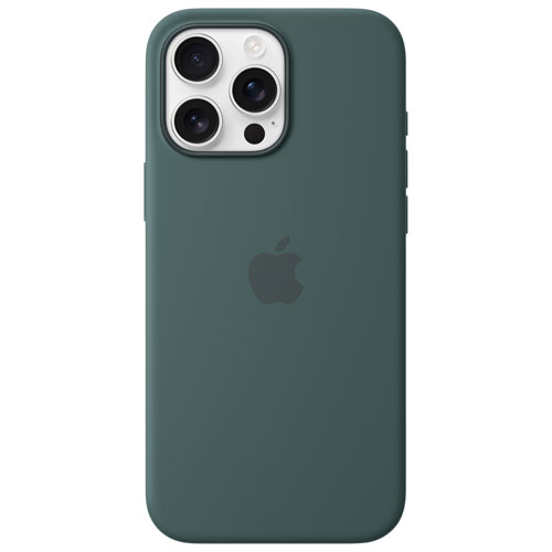 Apple Silicone Fitted Hard Shell Case with MagSafe for iPhone 16 Pro Max - Lake Green