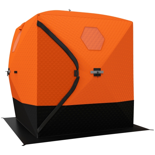 Outsunny Insulated Ice Fishing Shelter with Carry Bag for 2 3 Person