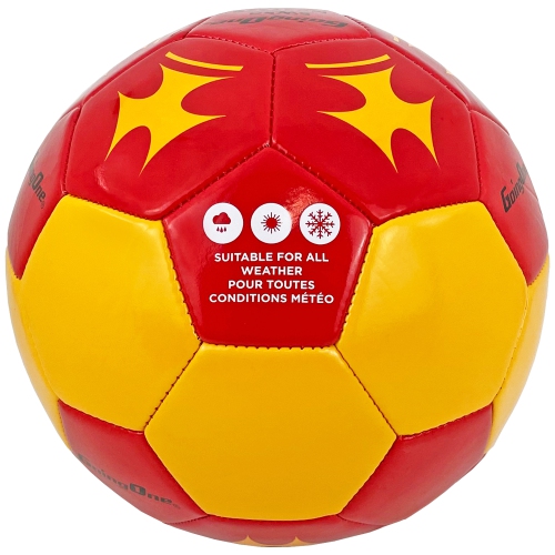 Going One All-Weather Soccer Ball - Training Ball with Machine-Sewn PVC Cover; Sizes 4 and 5