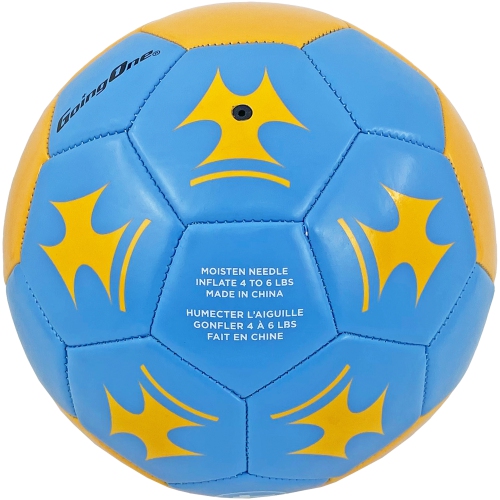 Going One All-Weather Soccer Ball - Training Ball with Machine-Sewn PVC Cover; Sizes 4 and 5