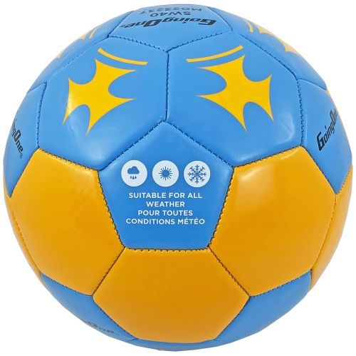 Going One All-Weather Soccer Ball - Training Ball with Machine-Sewn PVC Cover; Sizes 4 and 5