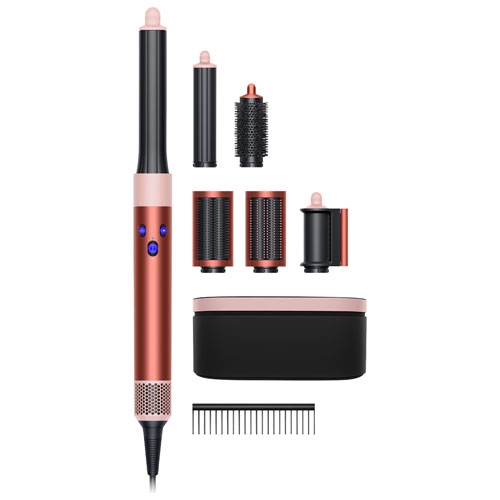 Dyson Airwrap Styler Complete Long Curling Iron Special Edition Strawberry Bronze Blush Pink