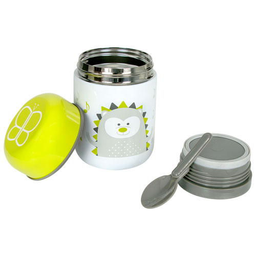 Contenant alimentaire isotherme avec cuillère Food de bbluv - Lime
