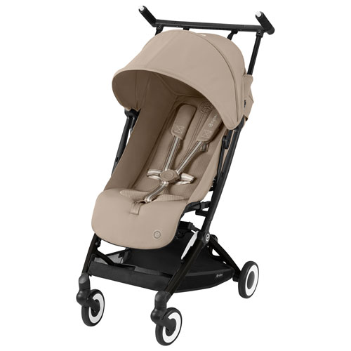 Poussette ultracompacte légère Libelle 2 de Cybex - Noir/Beige amande