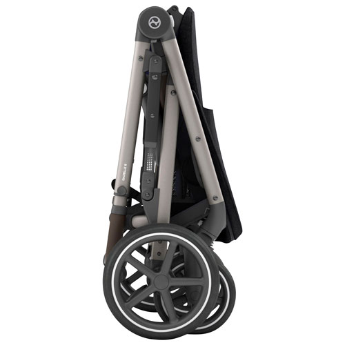 CYBEX Gazelle S Full-Size Convertable Stroller - Taupe/Moon Black