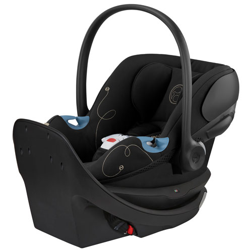 Siège d'auto pour bébé Aton G Swivel avec SensorSafe de Cybex - Noir lunaire