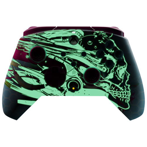 Manette avec fil REMATCH Glow de PDP pour Xbox Series X|S/Xbox One/PC - Android Dreams