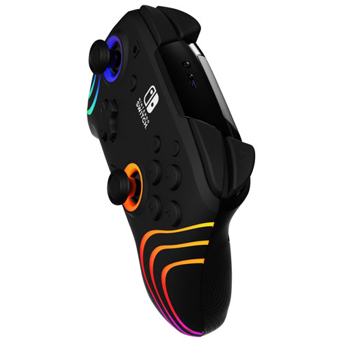 PDP Afterglow Wave RGB Wireless Controller for Switch - Black