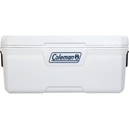 Coleman - 120 Qt Marine Chest Cooler - 6-day Ice Retention with 2-Way Handle