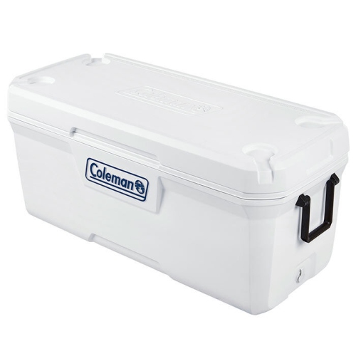 Coleman - 120 Qt Marine Chest Cooler - 6-day Ice Retention with 2-Way Handle