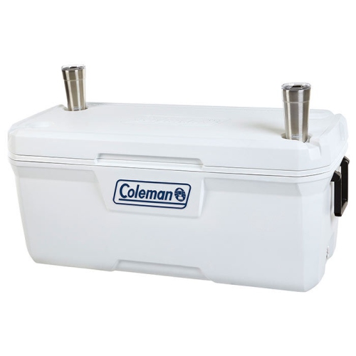 Coleman - 120 Qt Marine Chest Cooler - 6-day Ice Retention with 2-Way Handle