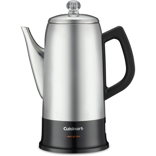 Cuisinart – Percolateur électrique, capacité de 12 tasses, acier inoxydable