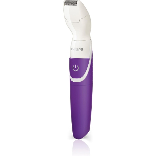 Philips - Cordless Bikini Trimmer for Women with Accessories and Carrying Pouch, Purple