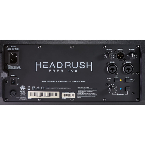 HeadRush FRFR108MK2 haut-parleur de guitare/basse à gamme complète et à réponse plate de 2000 watts