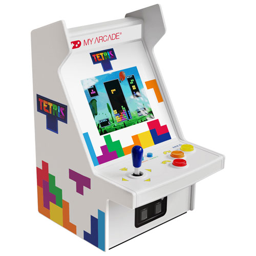 Miniborne d'arcade rétro portative Tetris Micro Player Pro d'UNI de 6,7 po