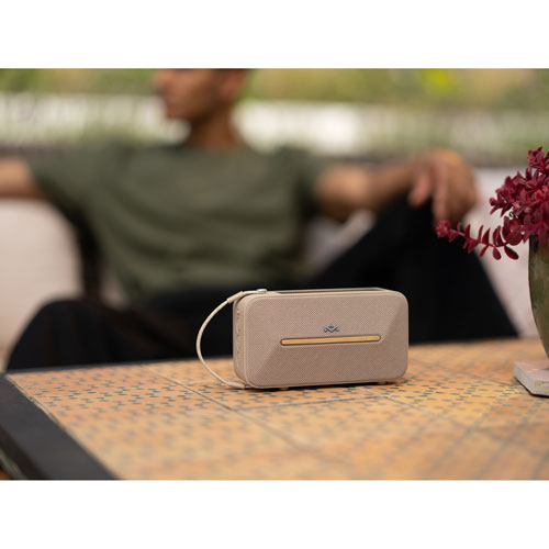 House Of Marley Rise Up Solar Waterproof Bluetooth Wireless Speaker - Cream