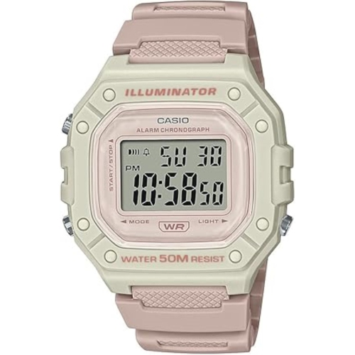 Casio W218H Series | Men’s Digital Watch | 50M WR | 1/100 Second Stopwatch | 100 SEC Chrono | LED Backlight | Countdown Timer | Daily Alarm | Hourly