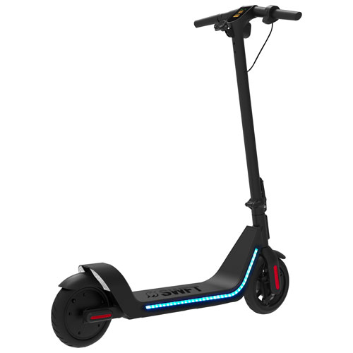 Trottinette électrique EX1 de SWFT avec lumières de sécurité - Noir - Exclusivité de Best Buy