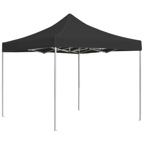 Tente de fête pliante professionnelle en aluminium 3x3&nbsp;m Anthracite