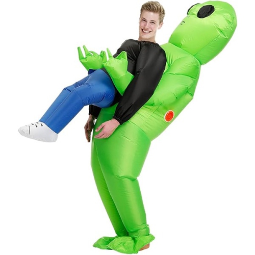 Poptrend 26.899 x 39.497 x 9.093 cm Alien Halloween Costume 100% Polyester