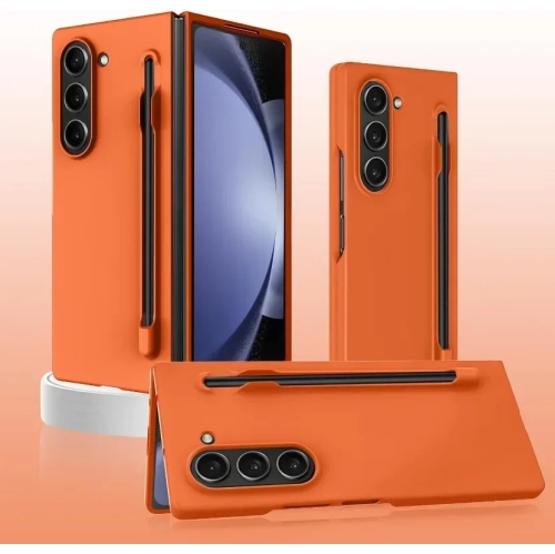 For Samsung Galaxy Z Fold 6 Slim Matte PC Shockproof Phone Cases With S Pen -Blue