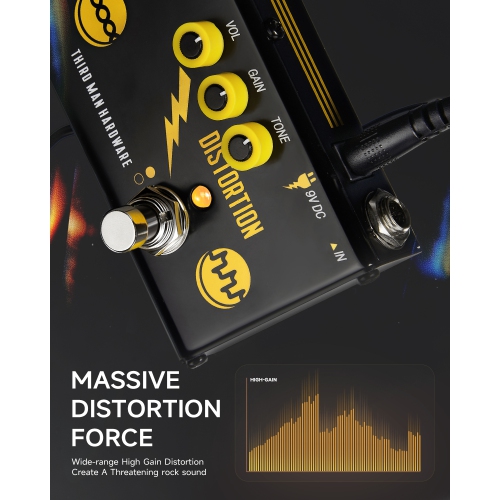 Donner X Third Man Hardware Triple Threat 3-in-1 Analog Multi-Effects Guitar Pedal