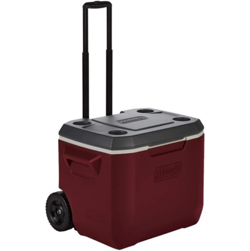 Glacière à 5 roulettes Xtreme de Coleman - 50&nbsp;Qt acajou